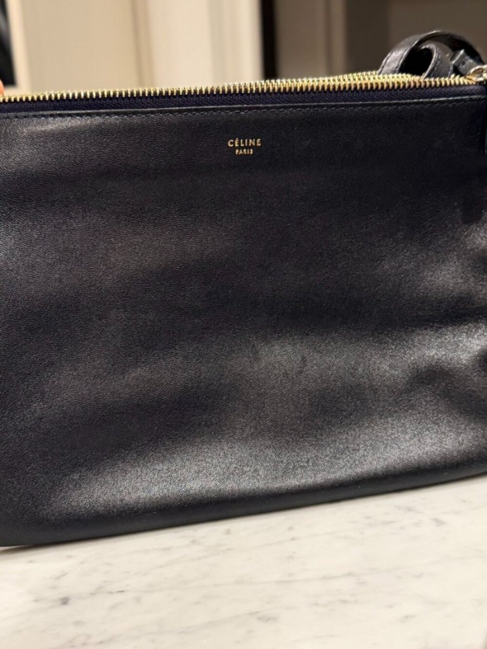 Celine Signature Trio (Navy, Large)